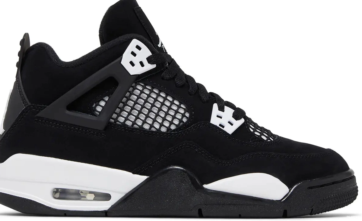 4 Retro Jordan GS Thunder White 0721